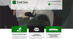 Desktop Screenshot of 4leaflimo.com